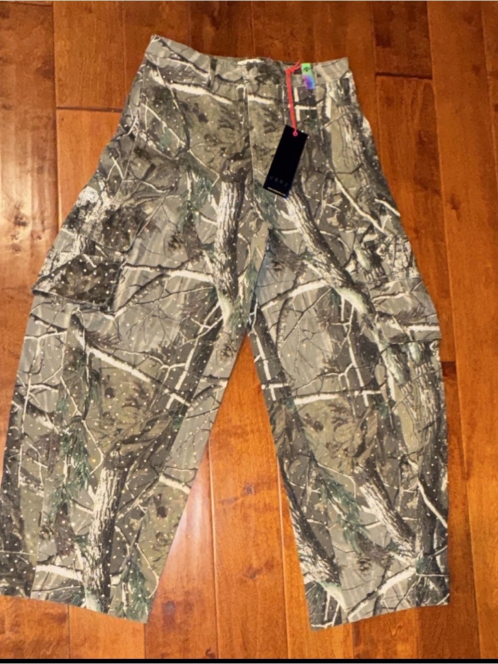 Source Unknown Men's Multicolor Realtree-Style Cargo Pants